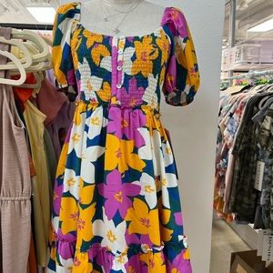 Fall Flower Dress